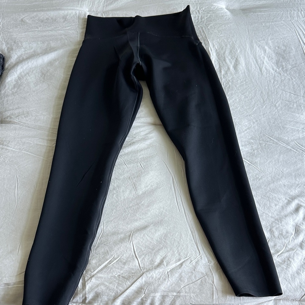 Aerie OFFLINE LUXE Black High-Waisted Leggings